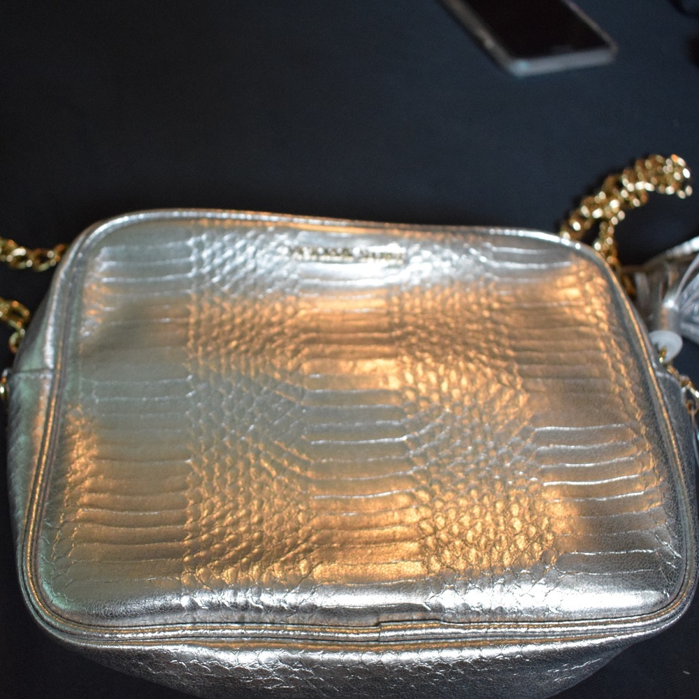 Victoria Secret Faux Snake Skin Cross Body Bag NWT